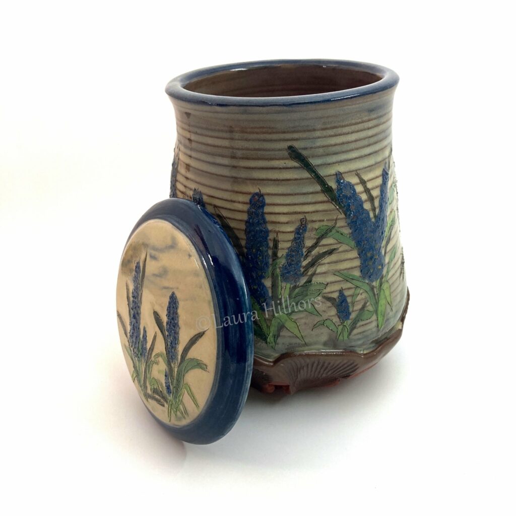 Pot met Blauwe Druifjes
