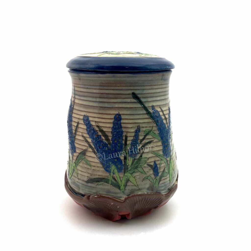 Pot met Blauwe Druifjes