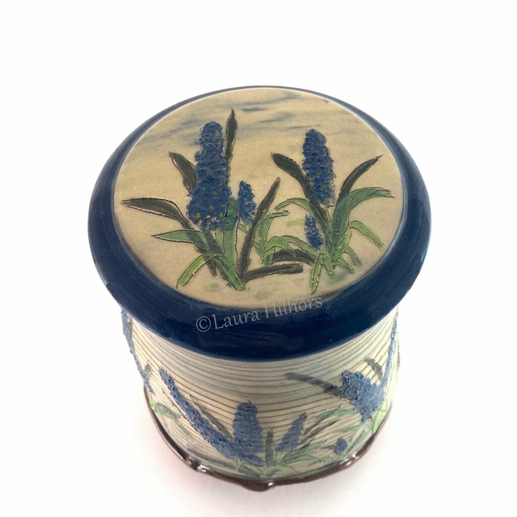 Pot met Blauwe Druifjes