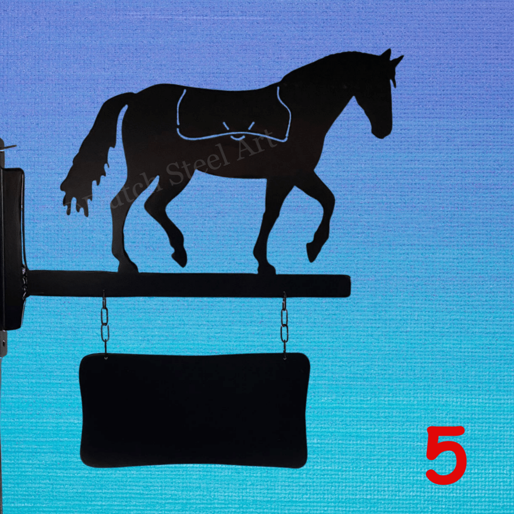 uithangbord paard 5
