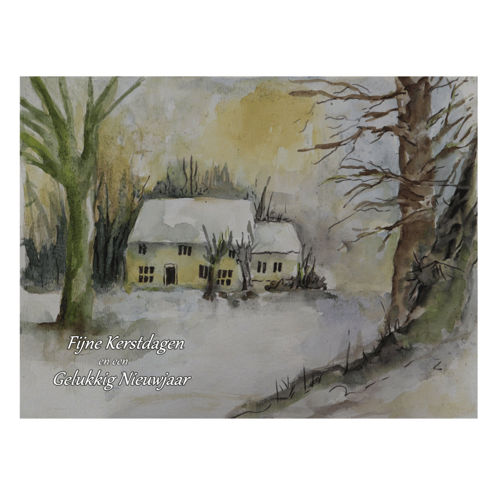 Kunstkaart 57 Fijne Kerstdagen