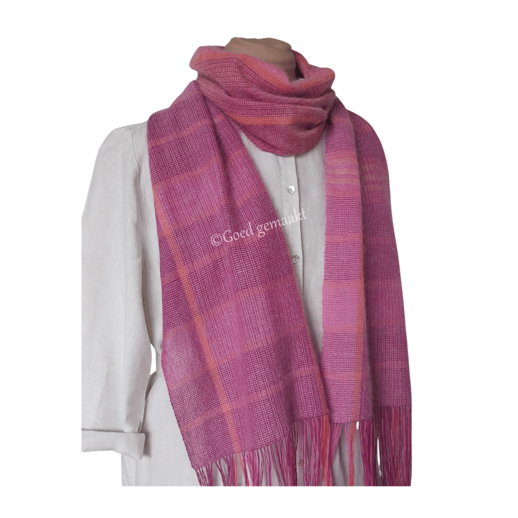 Shawl met Mohair/Zijde