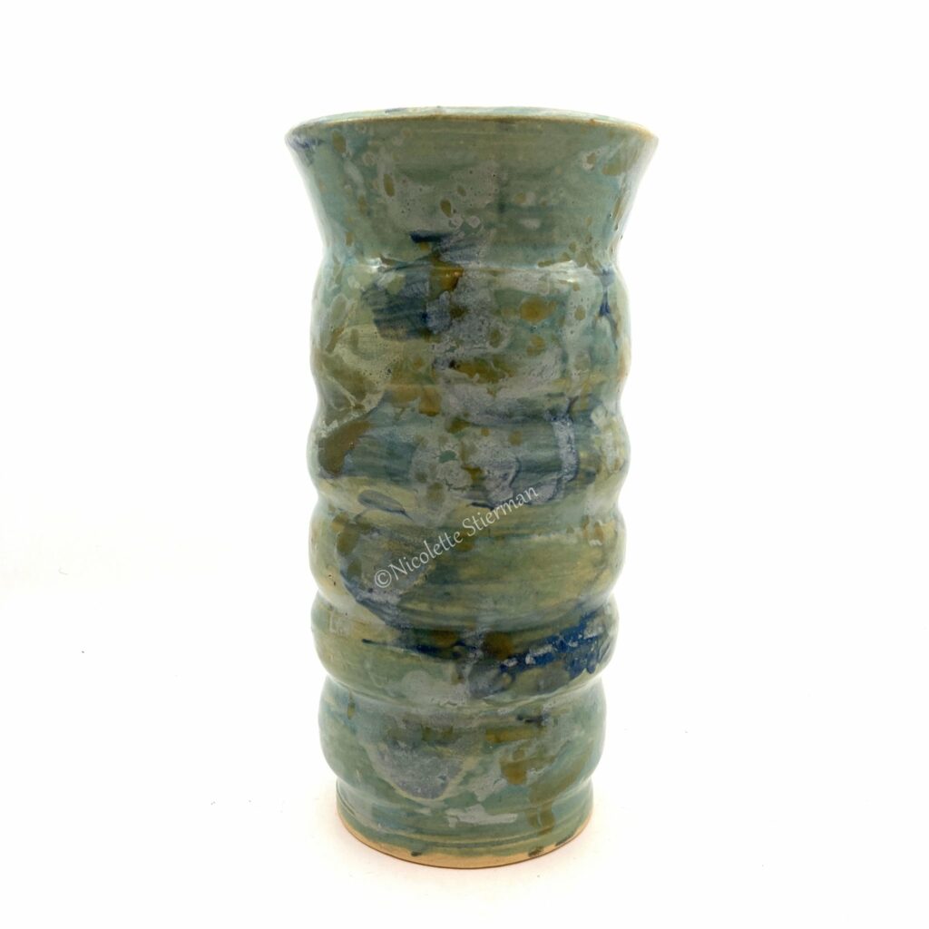 Vaas groen-blauw