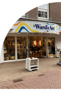 buitenkant pand Ward's Art ten behoeve van deel 1 van ons verhaal - het begin