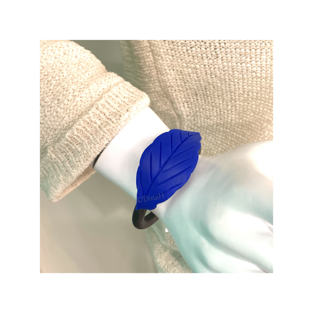 Armband Blauw Blad
