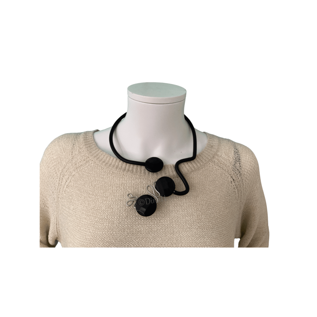 Ketting Zwart Facet