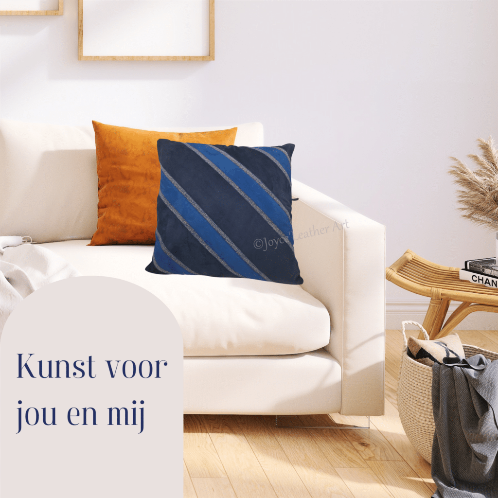 Blauw Kussen