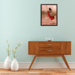 Dame in rood