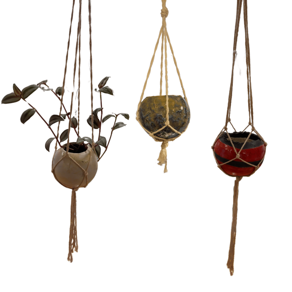 Plantenhanger keramiek bol Sea ceramics