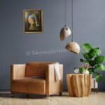 Meisje met de Parel Johannes Vermeer Pastelpotlood Gonnie van Roekel Ward's art
