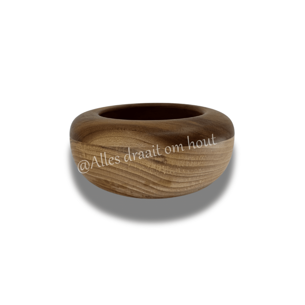 Jan Otten Ward's art Hout draaien Schaal bruin Essen walnoot