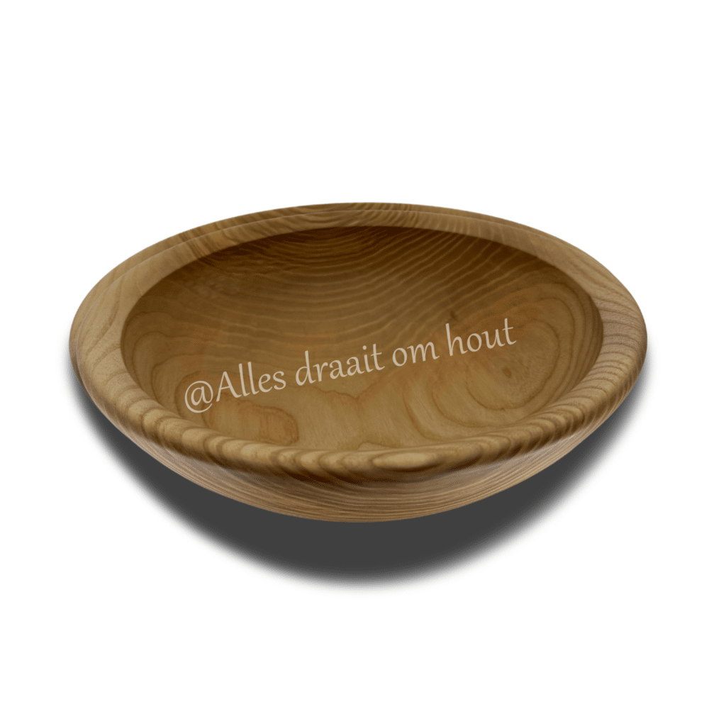 Jan Otten Ward's art Hout draaien Schaal bruin