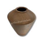 Houten siervaas